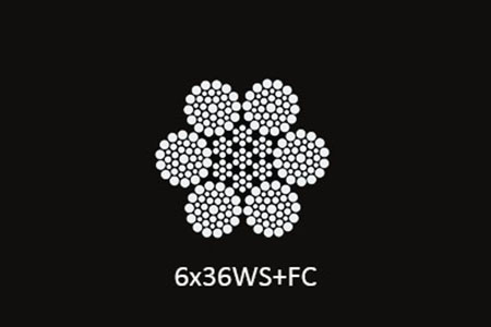 6x36 WS+FC Wire Rope