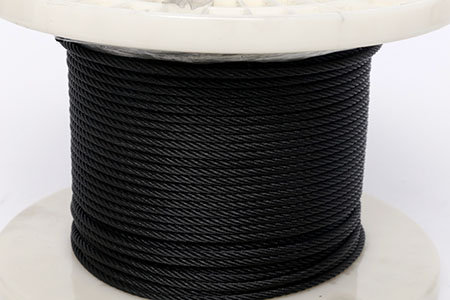 7x7 Black Stainless Steel Wire Rope