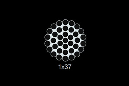 1*37 High-strength  Stainless Steel Wire Rope 304/316