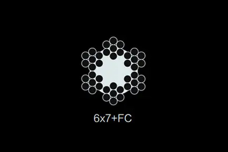 6*7+FC Stainless Steel Wire Rope 304/316